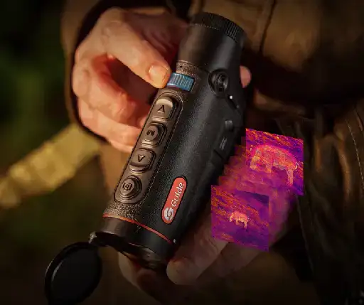 Thermal hunting monoculars