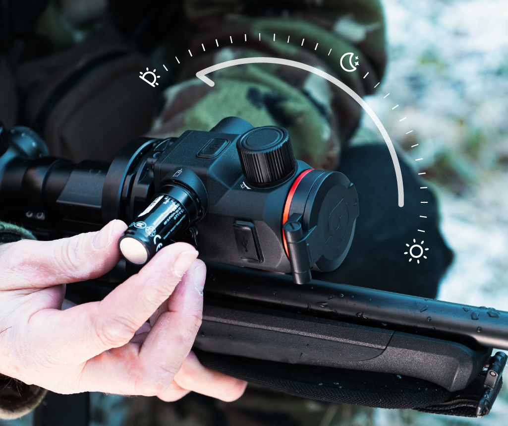 hunting thermal clip-on