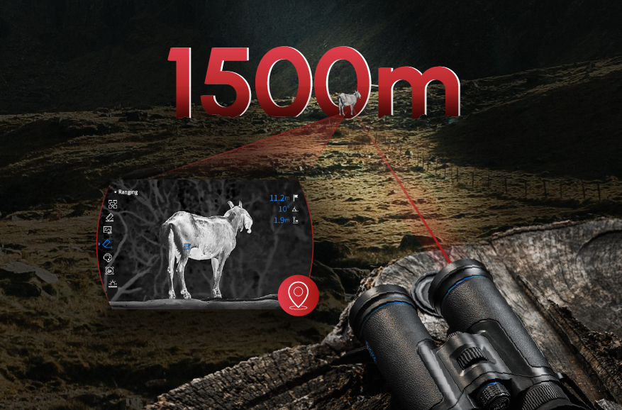 Built-in 1200m LRF<br>All-Round Functionality