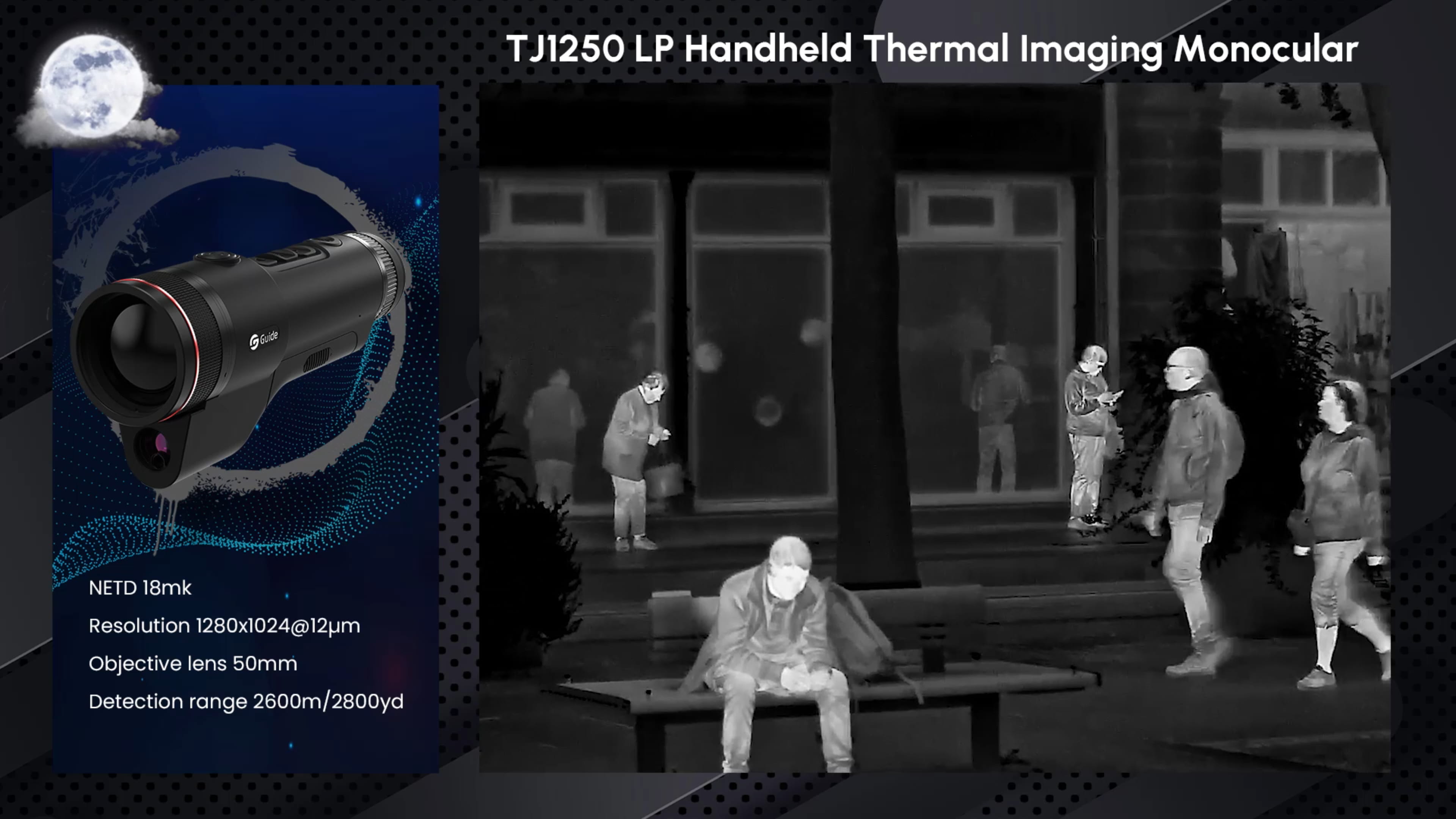 Thermal footage | Guide outdoor TJ1250LP thermal monocular