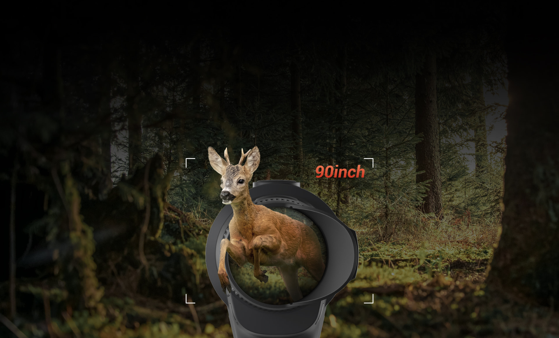 Top-notch visual effect, 0.5'' large screen