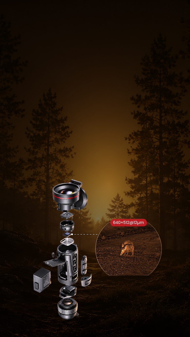 640×512 Infrared Resolution, High-Sensitivity Detector